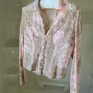 Phase Eigh Embroidered Blouse / Jacket UK Size 10